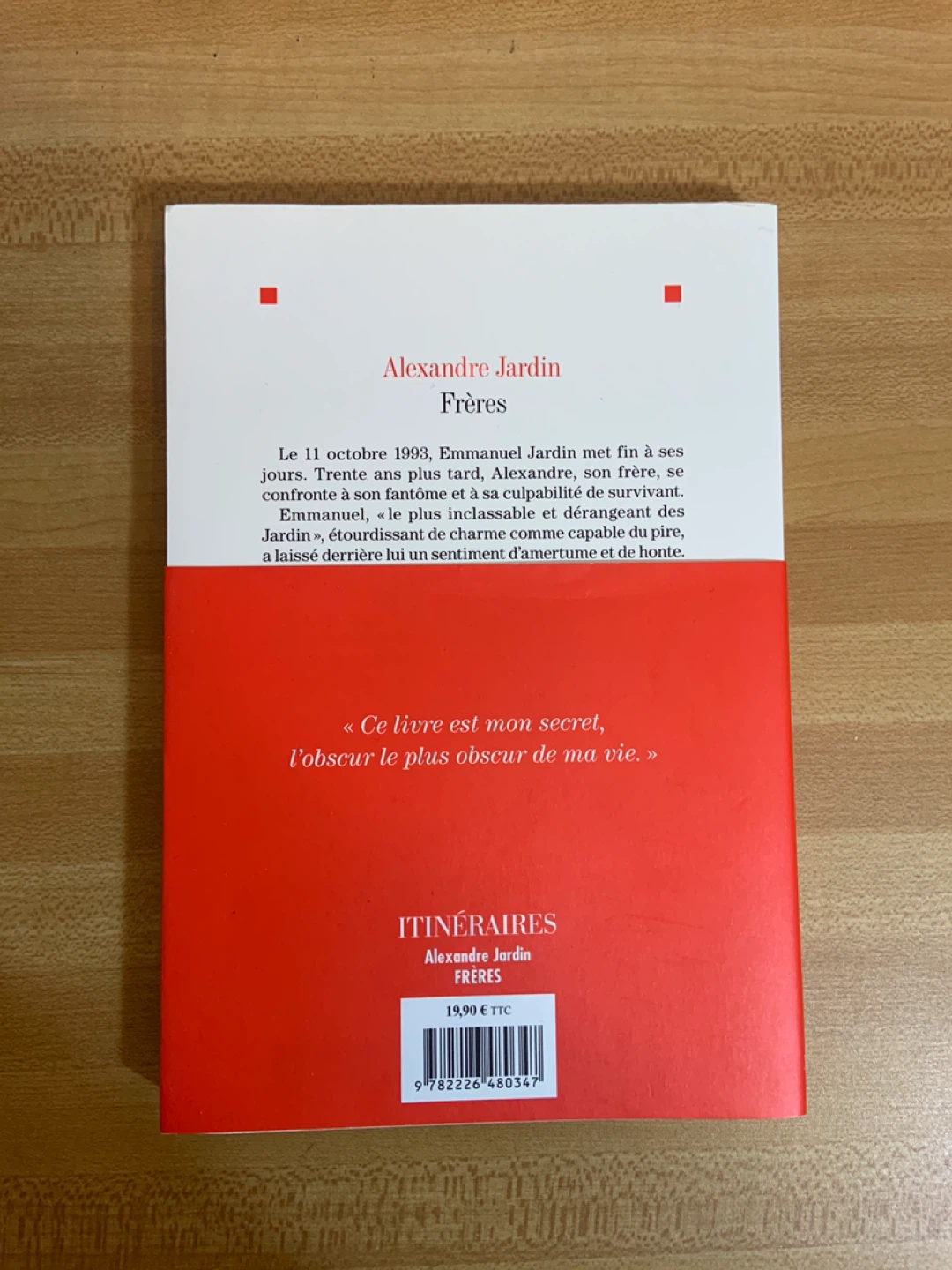 Frères – Alexandre Jardin – Like New Copy - photo 2