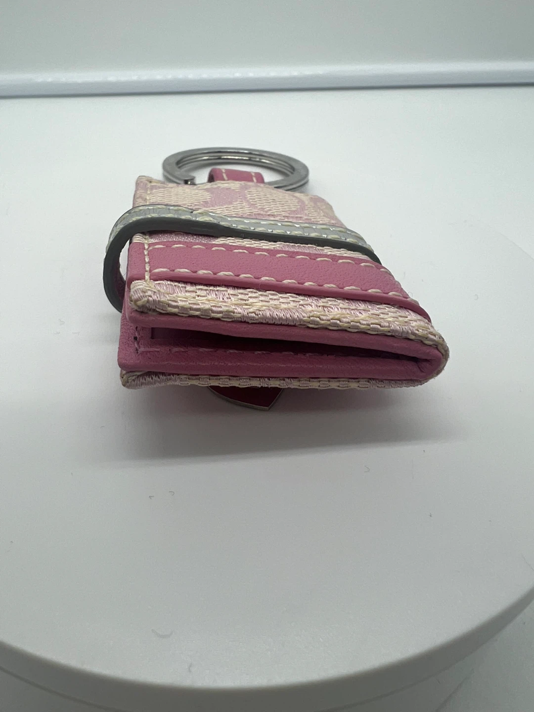 NEW COACH VTG Y2K Min Signature Picture Frame Key Fob Charm - photo 5