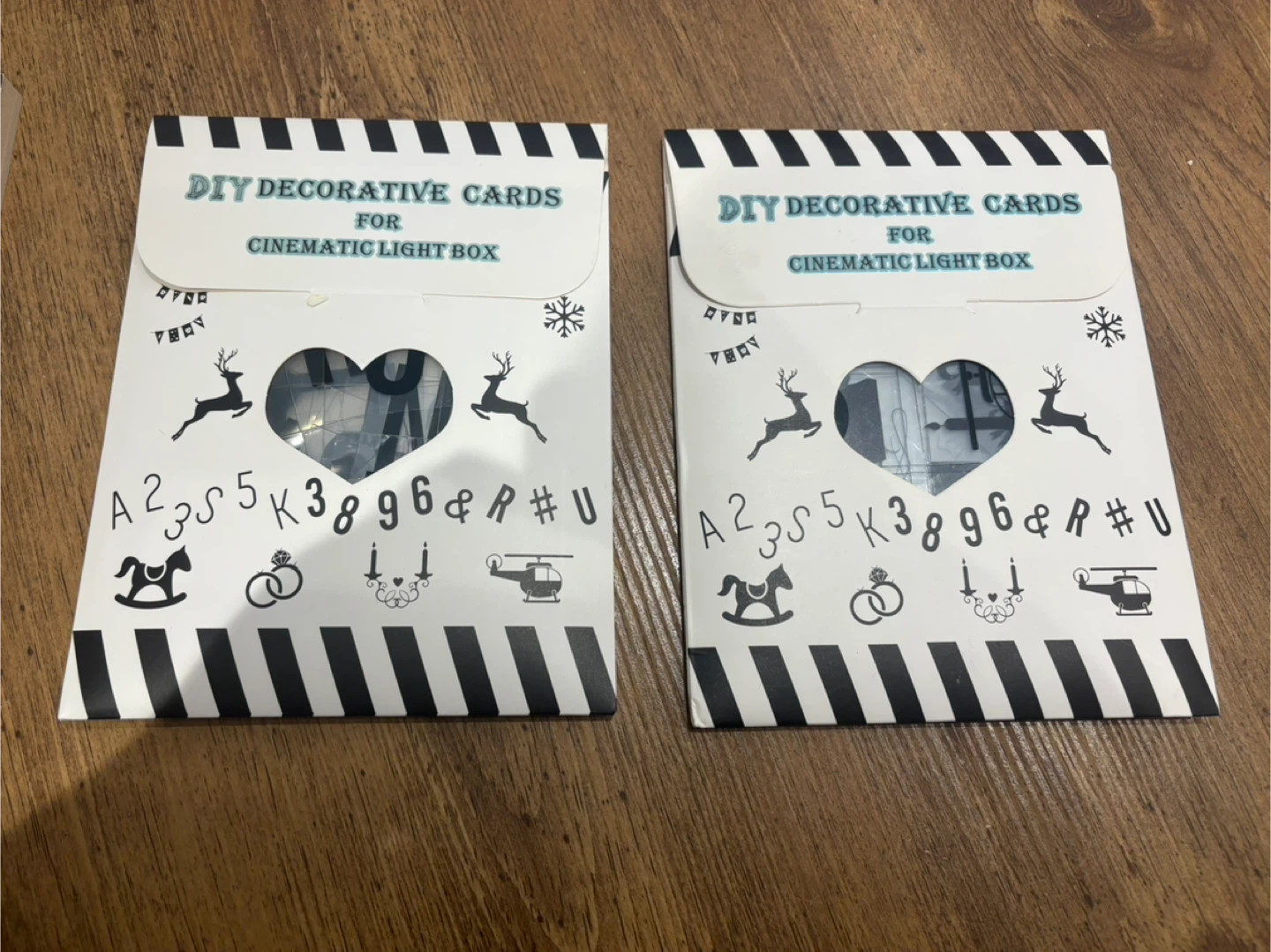 DIY Decorative Cards for Cinematic Light Box – 2 Sets - photo 2