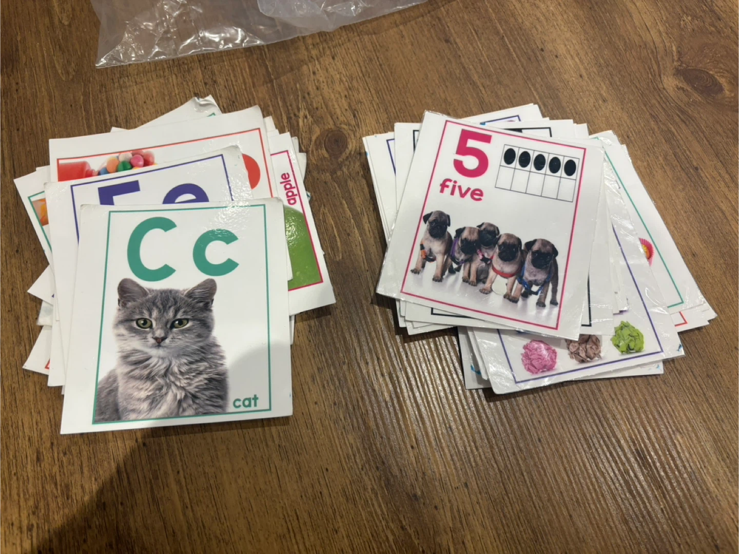Alphabet & Number Flash Cards Set