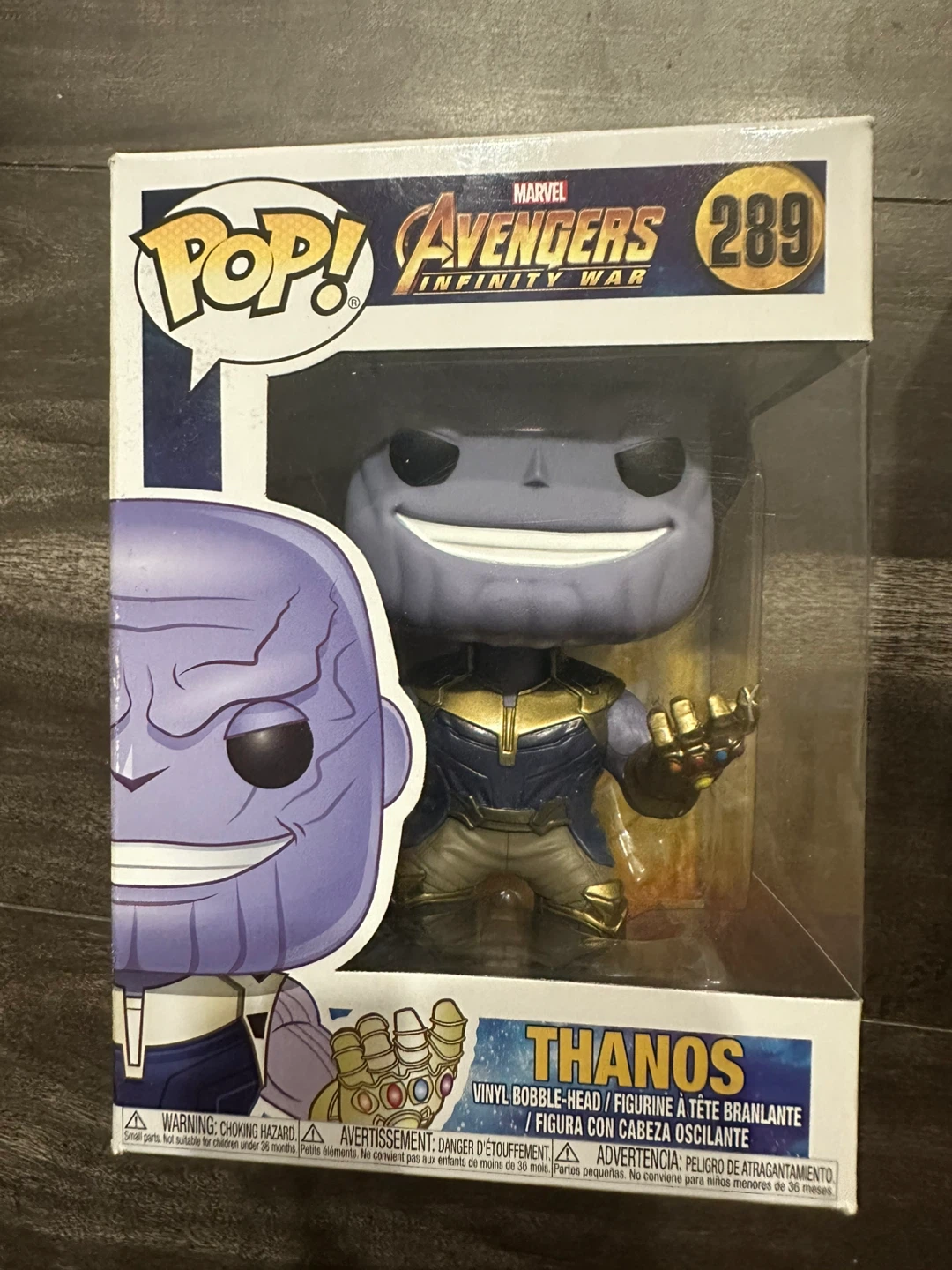 Funko Pop! Marvel Avengers Thanos #289 Vinyl Bobble-Head
