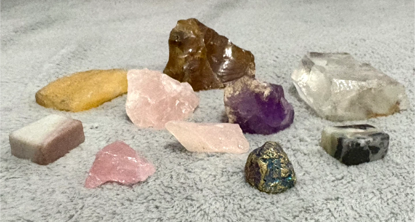 10 Crystal Rocks Set