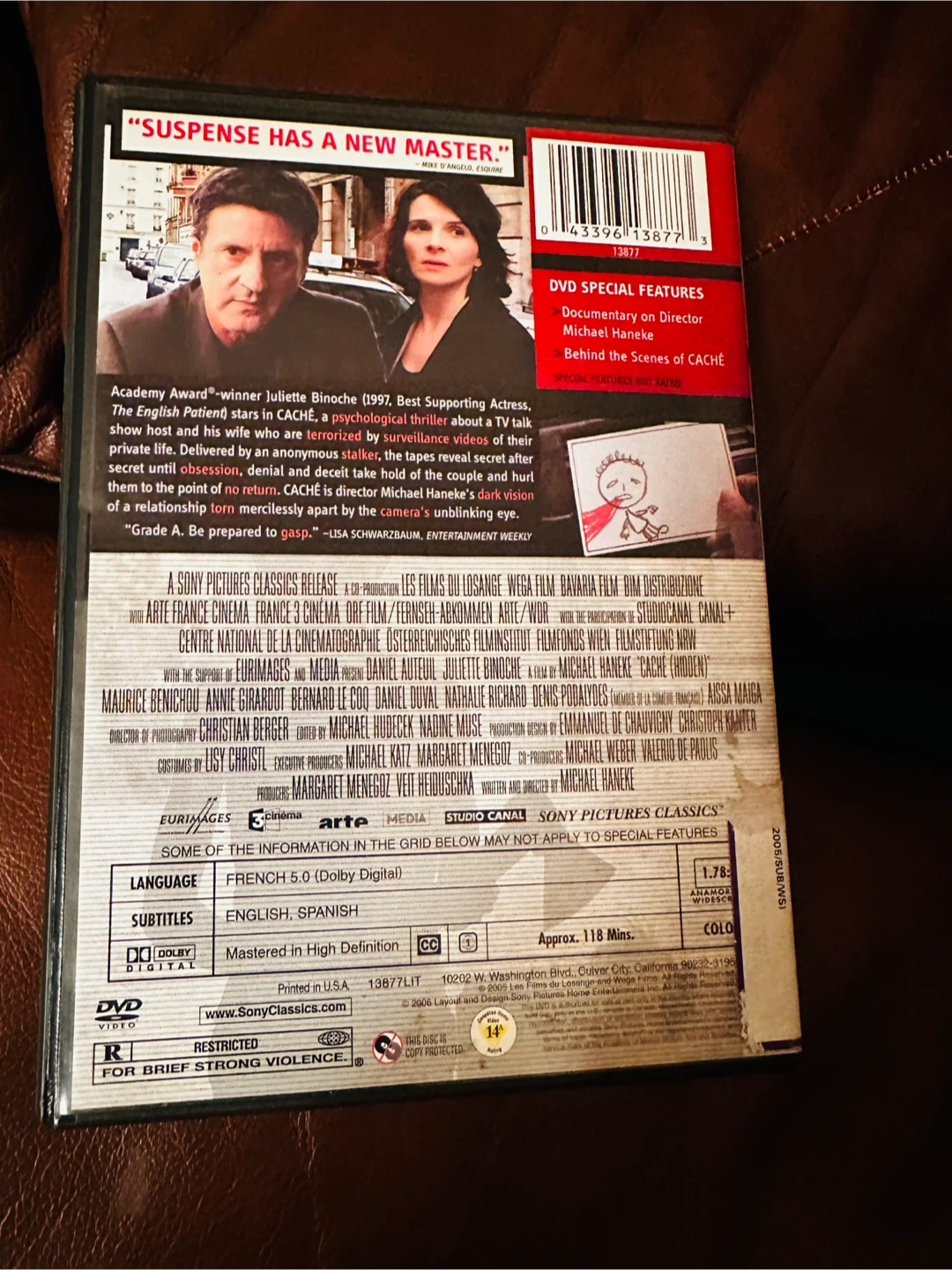 Cache (Hidden) DVD - photo 2