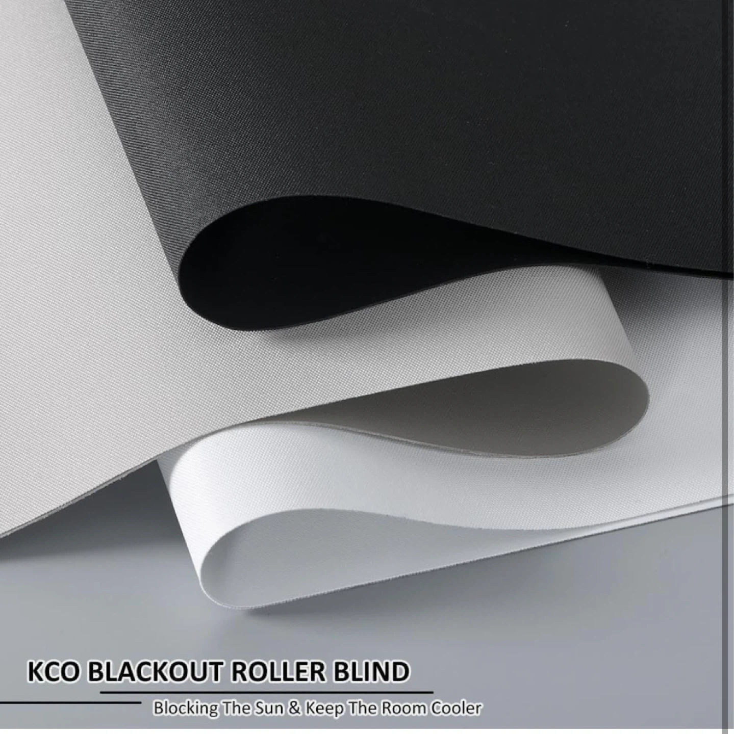 KCO Blackout Roller Blind - White - photo 2