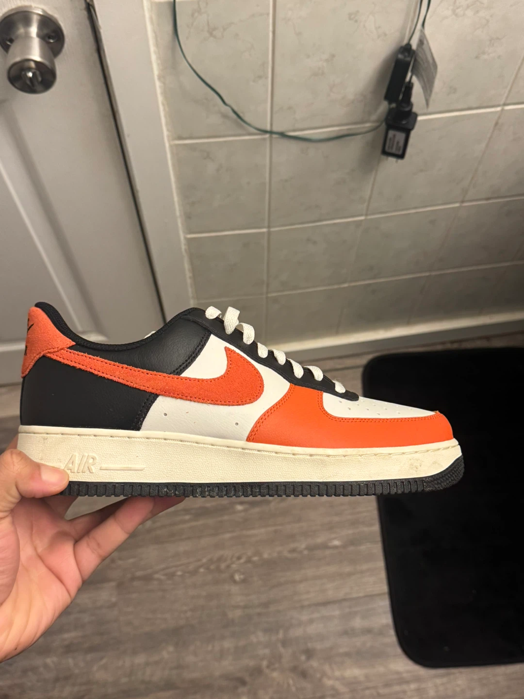 Nike Air Force 1 Low Orange White Black Sneakers