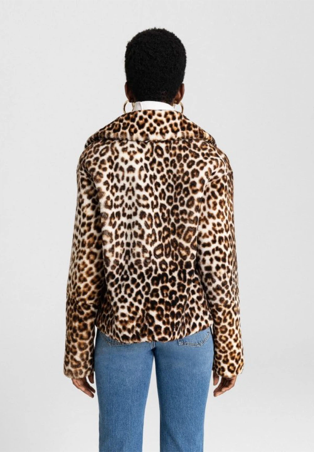A.L.C. - Natural Leopard Fur Jacket - photo 4