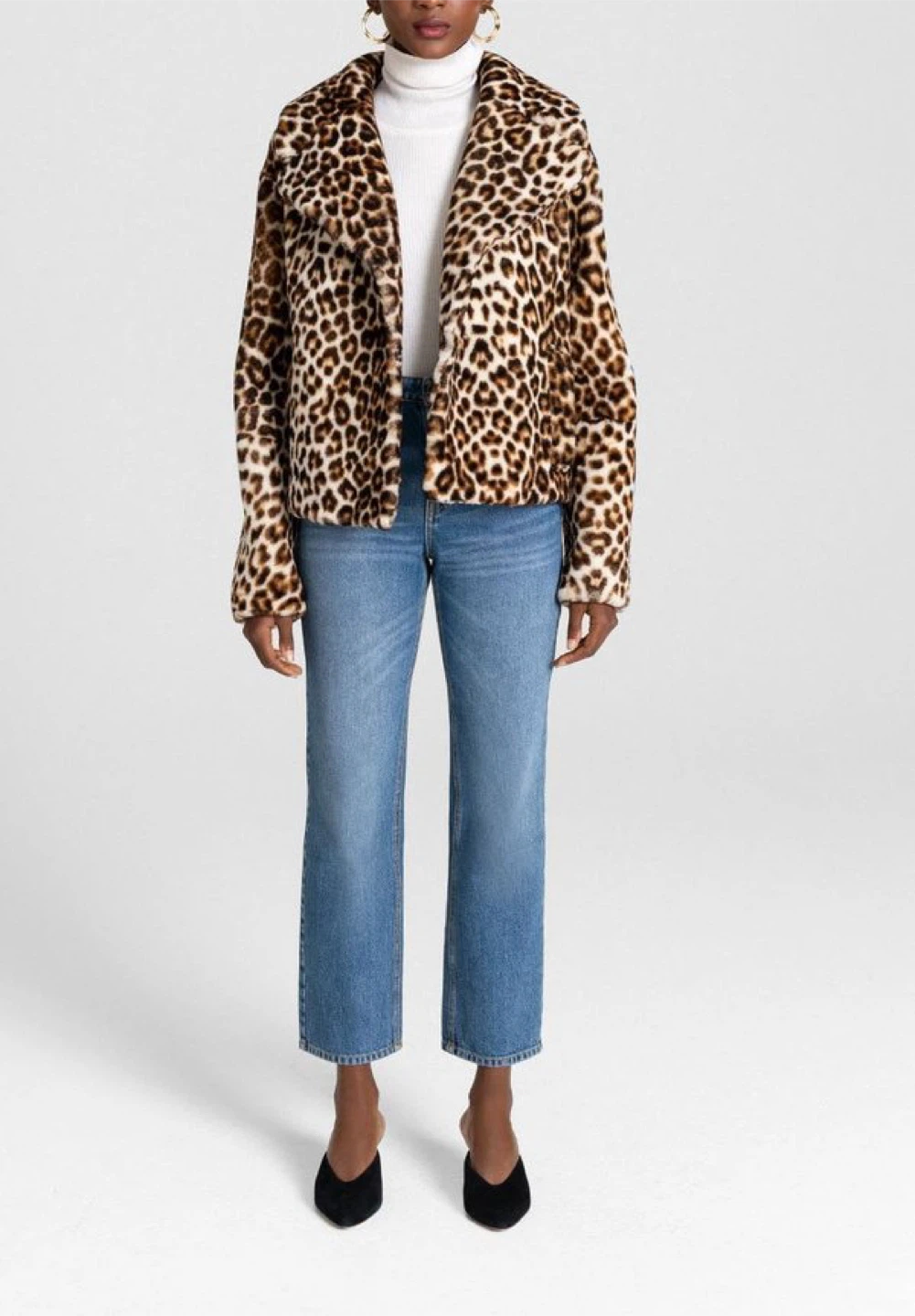 A.L.C. - Natural Leopard Fur Jacket - photo 5