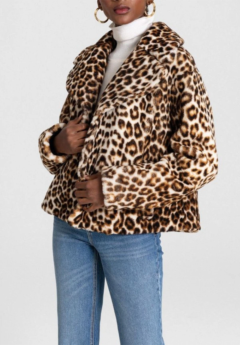 A.L.C. - Natural Leopard Fur Jacket