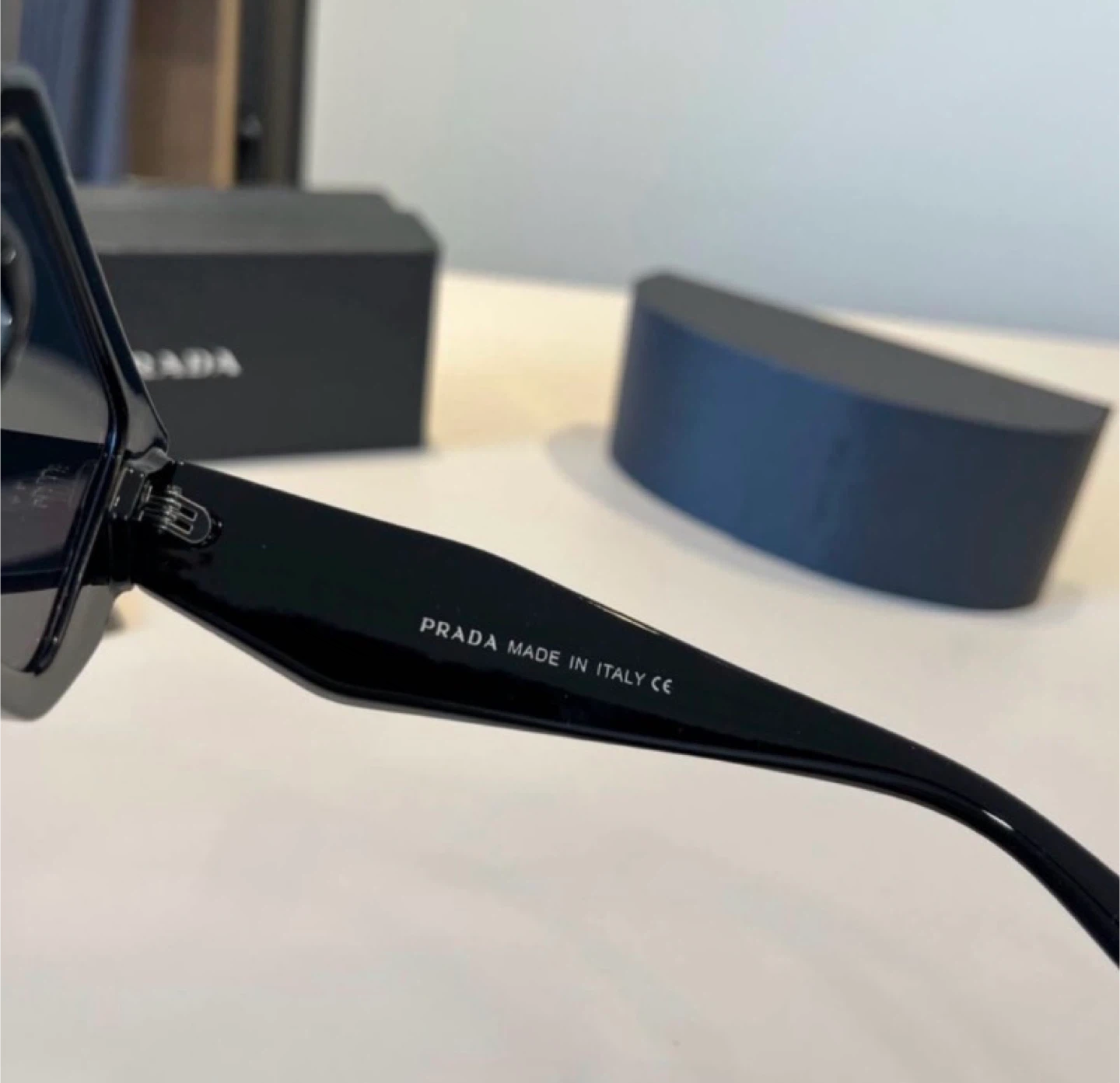 Prada Black Rectangular Sunglasses - photo 3