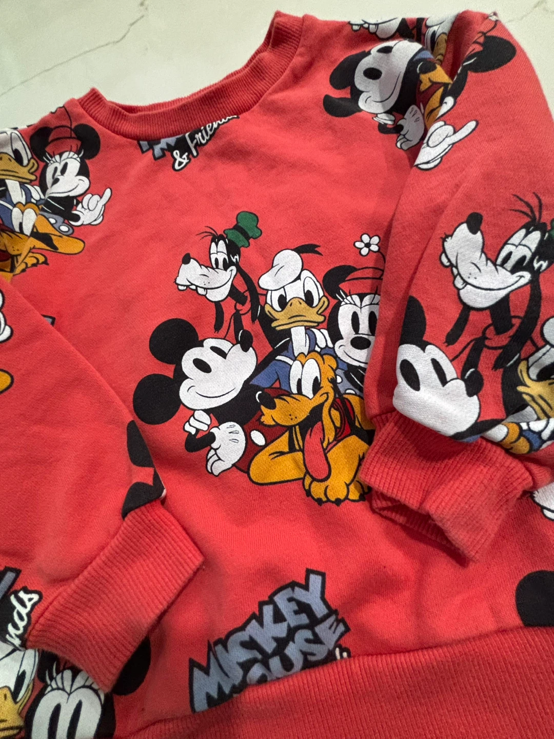 H&M Size 3T/4 Disney Mickey Mouse & Friends Crewneck Sweatshirt - photo 2