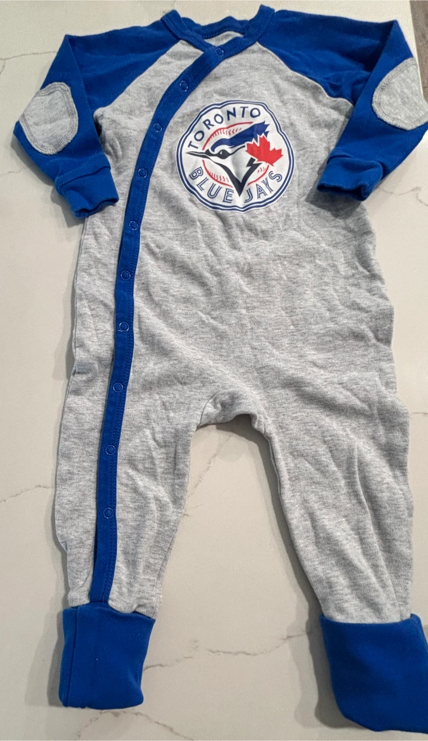 Toronto Blue Jays Baby Sleeper/Romper  18M