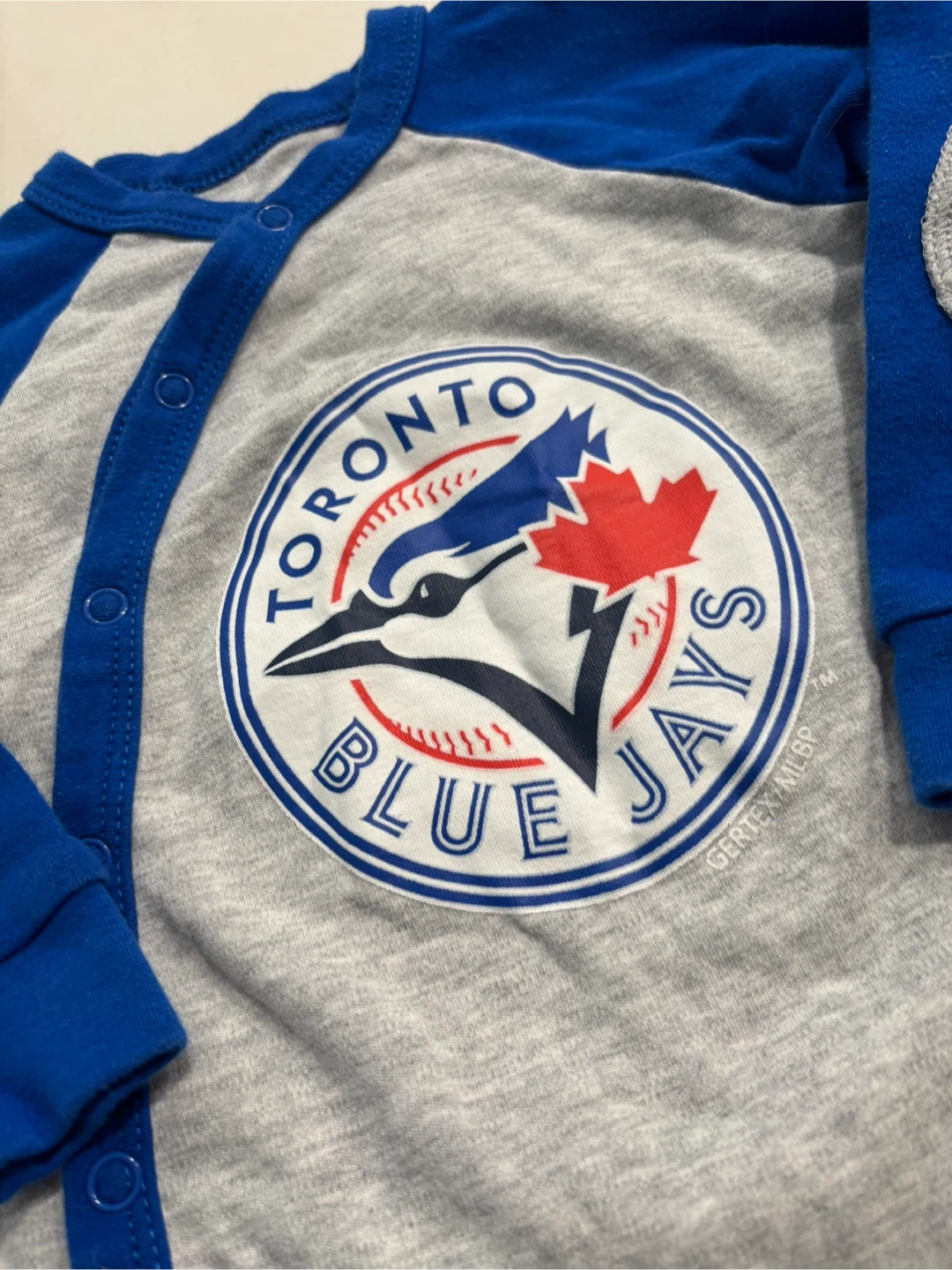Toronto Blue Jays Baby Sleeper/Romper  18M - photo 2