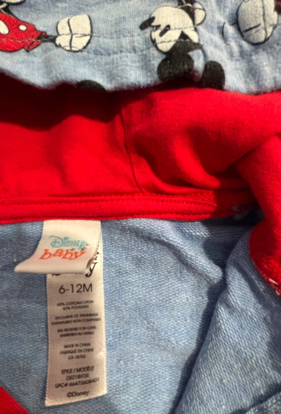 Disney Baby Mickey Mouse Romper 6-12M - photo 2