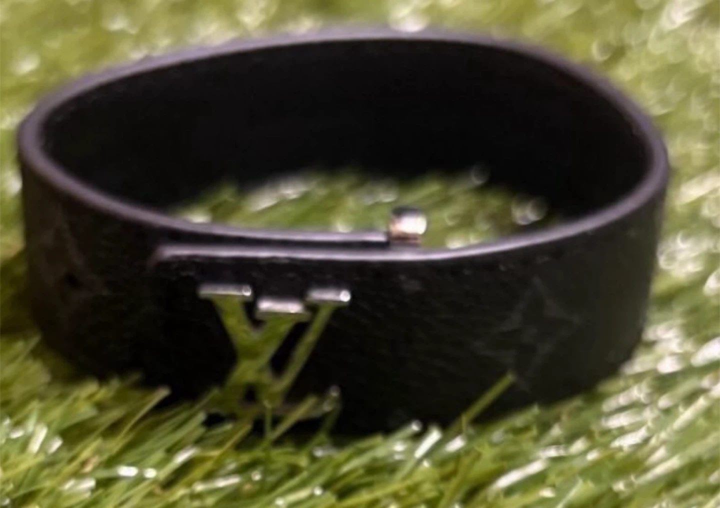 Louis Vuitton Black Monogram Bracelet