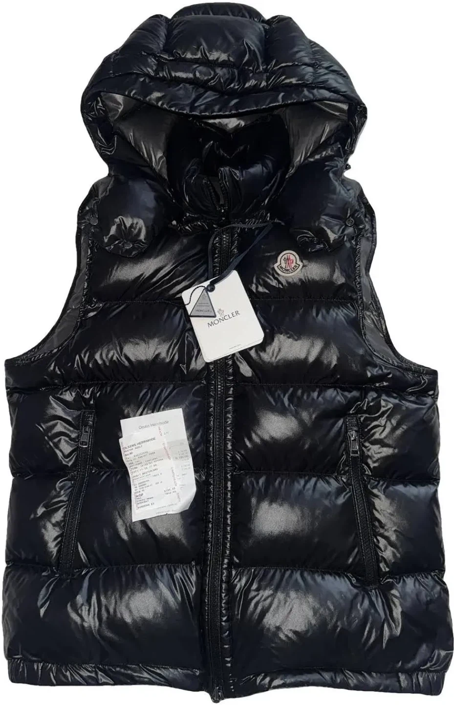 Moncler Black Puffer Vest
