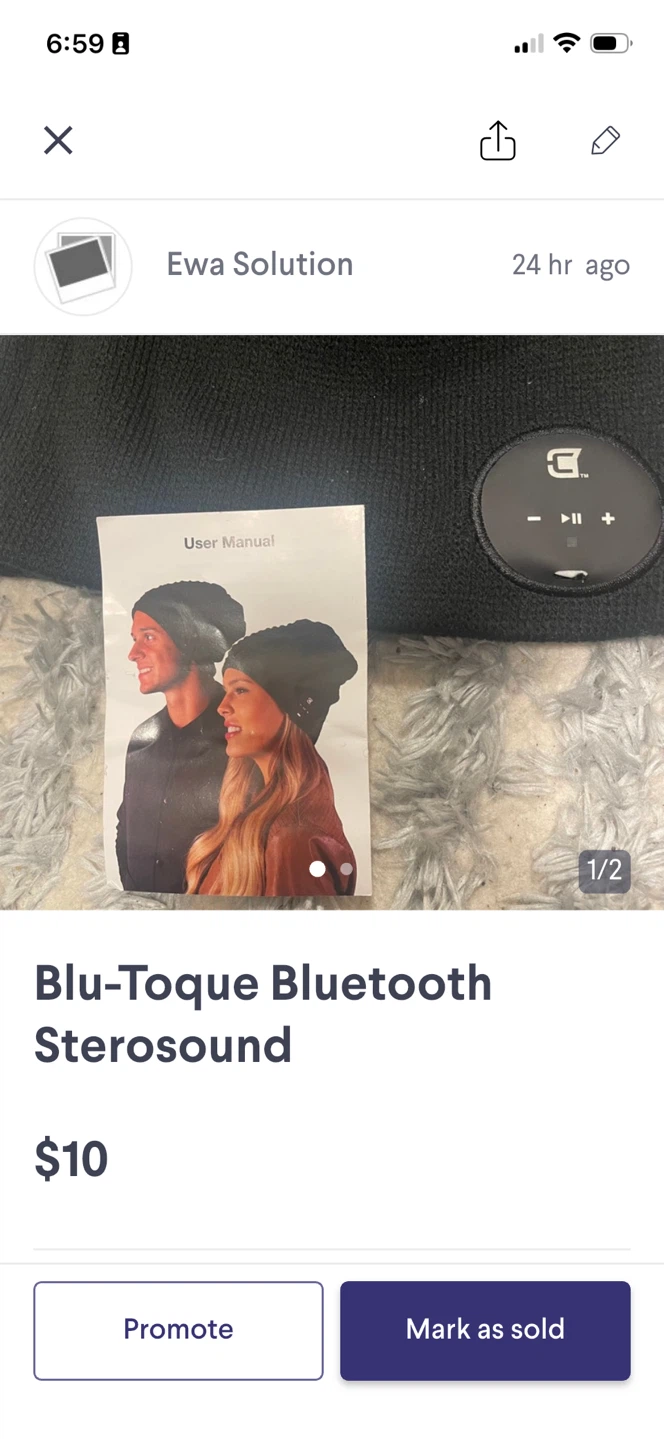 Blu-Toque Bluetooth Sterosound Beanie