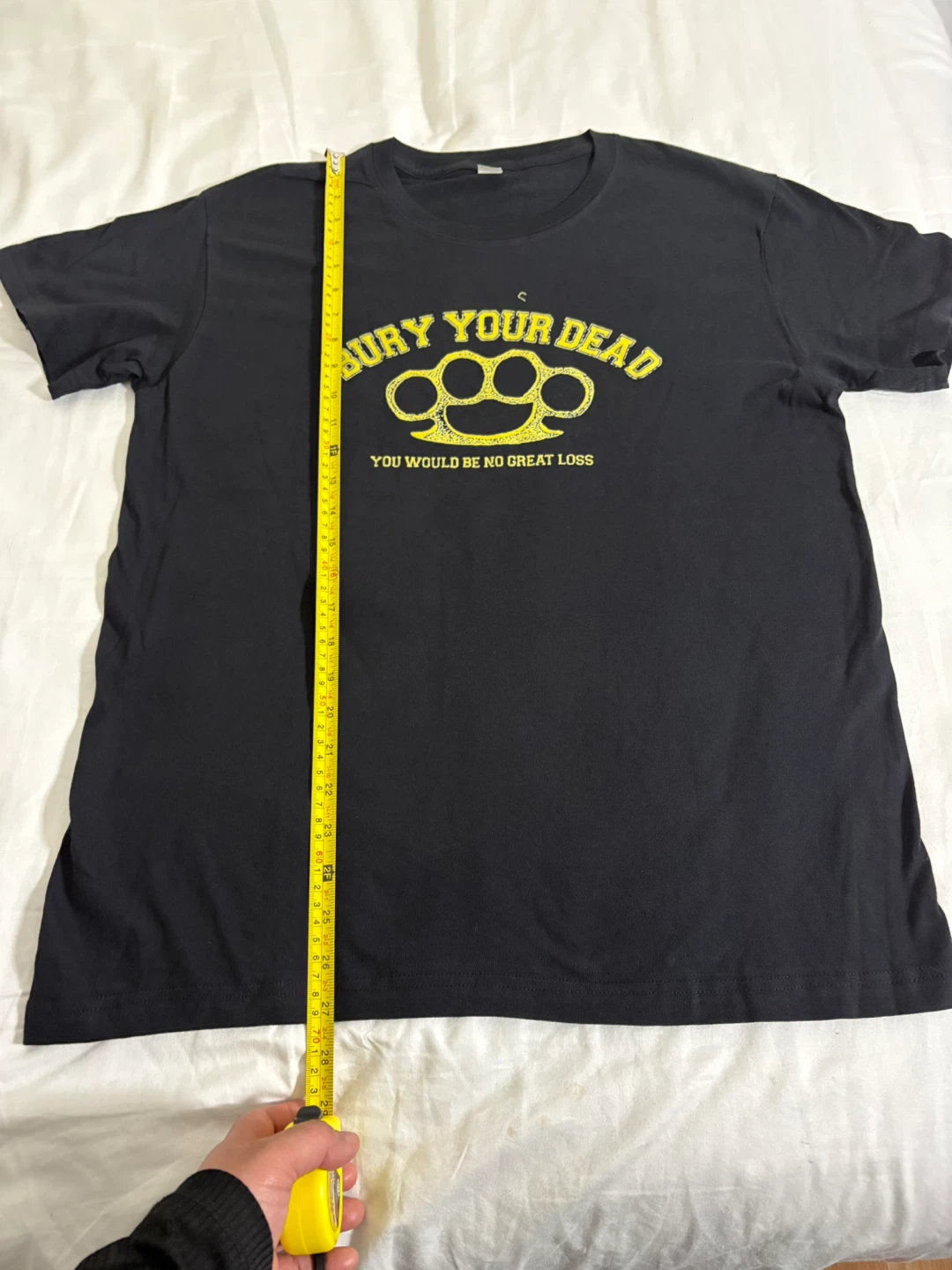 Black XL "Bury Your Dead" Graphic T-Shirt