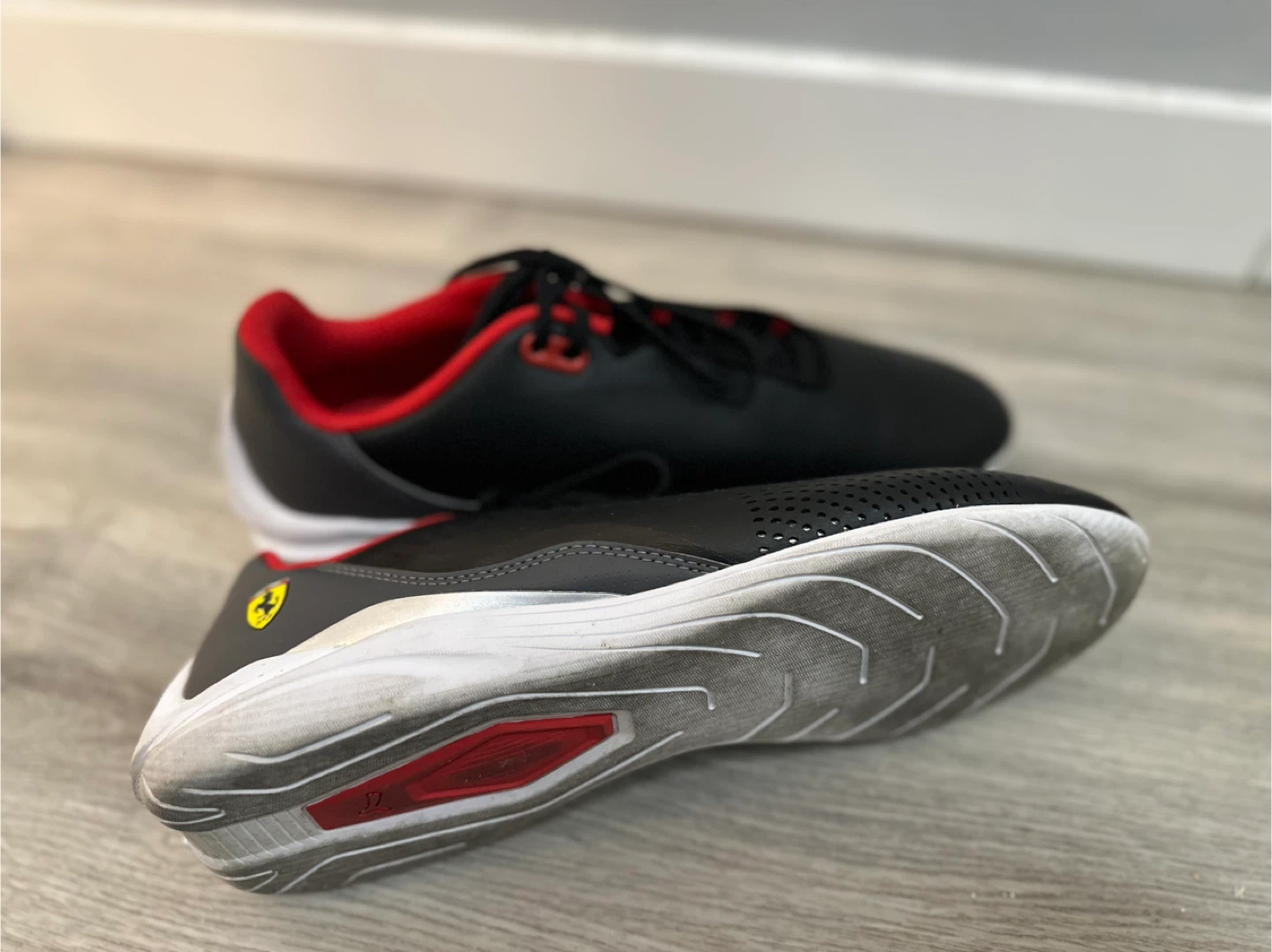 Puma Ferrari Drift Cat 8 Shoes - Black/Red - Size 12 (US Men's) - photo 4