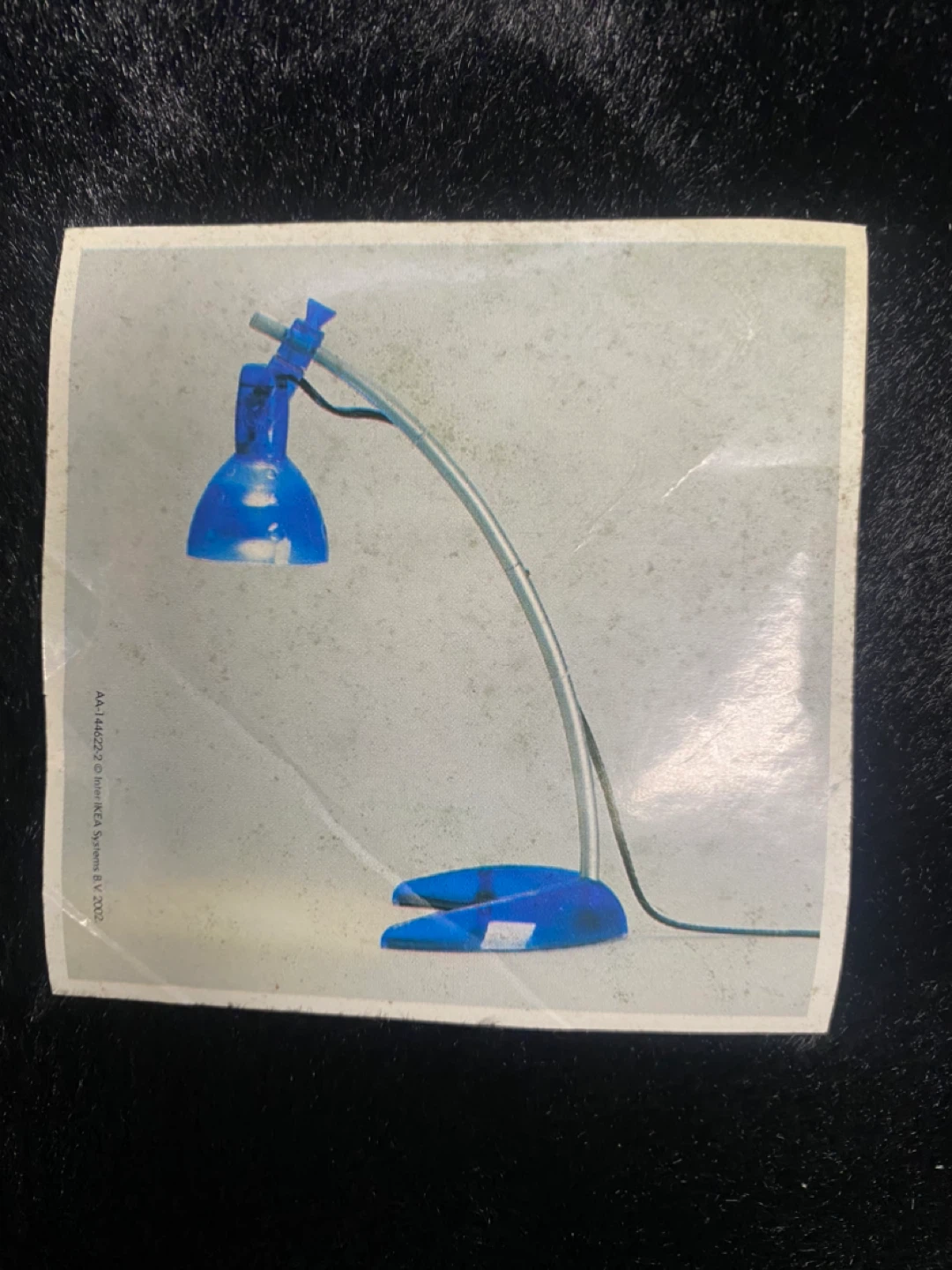 IKEA MÖRKER Blue Desk Lamp