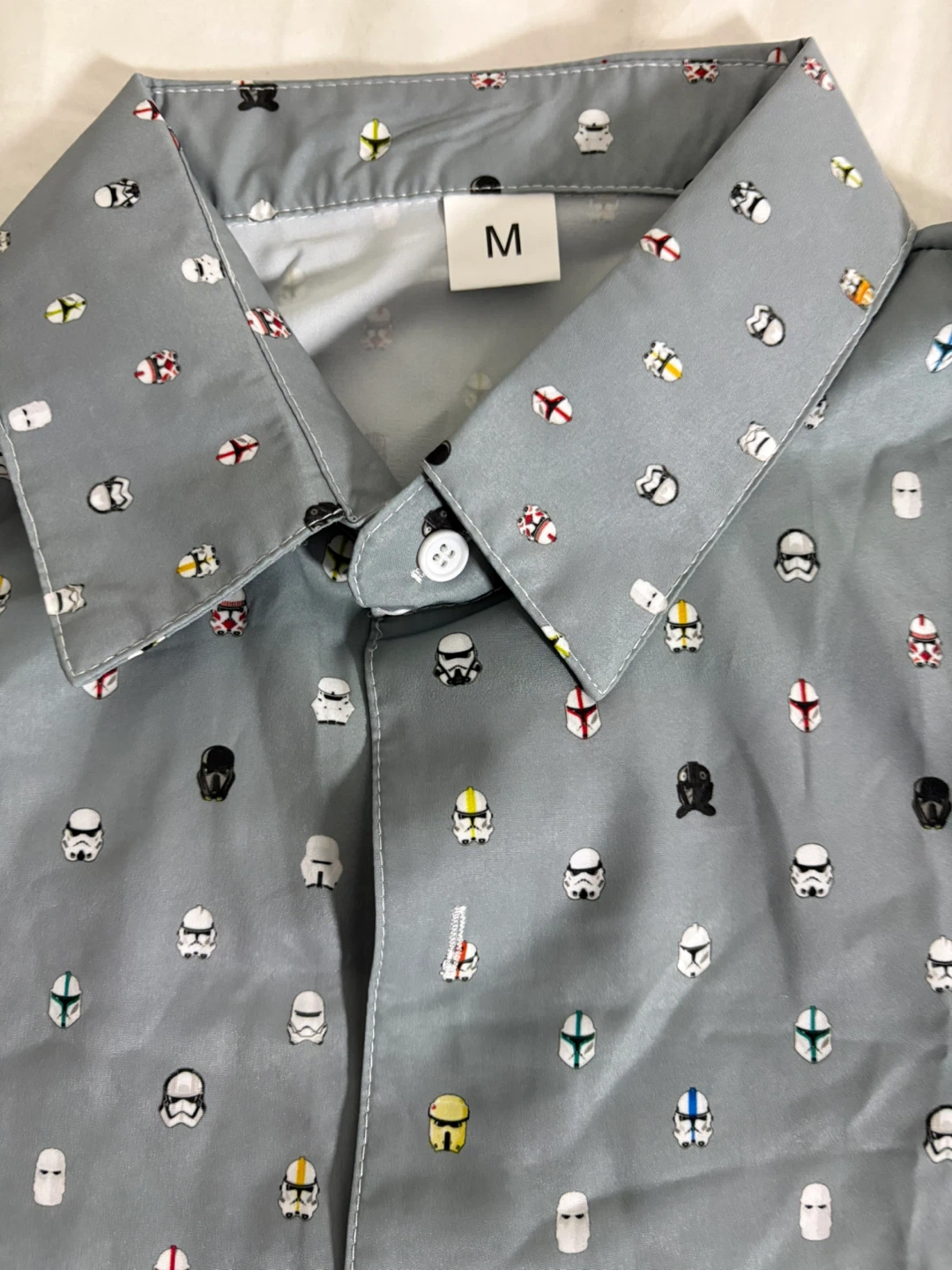 Men's Star Wars Short Sleeve Button-Up Shirt - photo 3