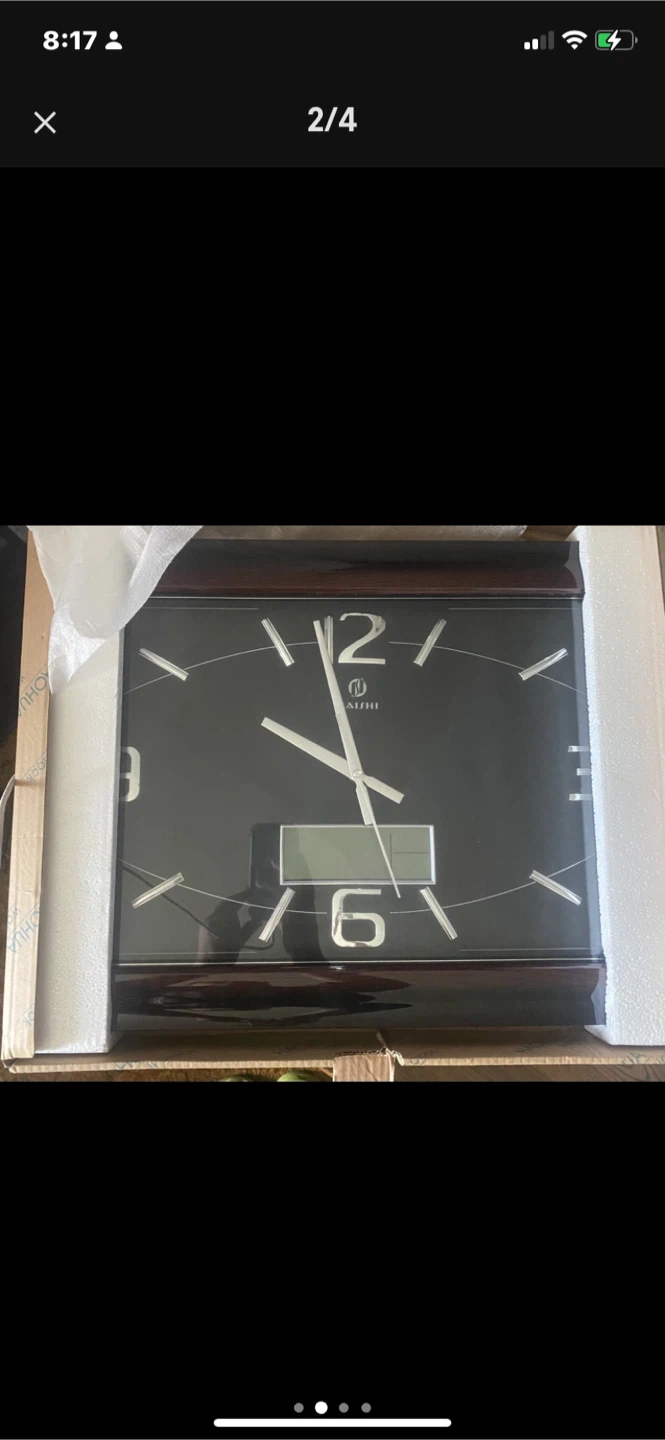 HAOHUA Wall Clock with Digital Display - photo 3