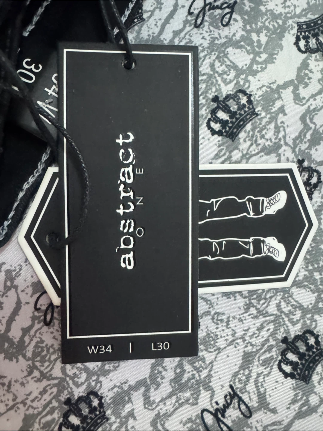 Abstract Jeans Black W34 L30 8$ - photo 3