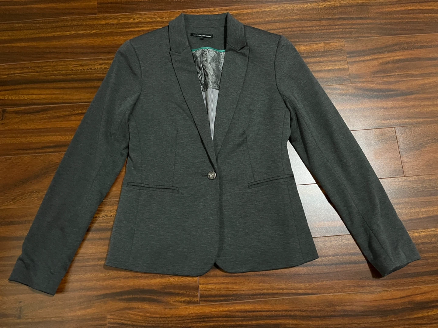 Hilary Radley women’s XS blazer, stretch, office, grey