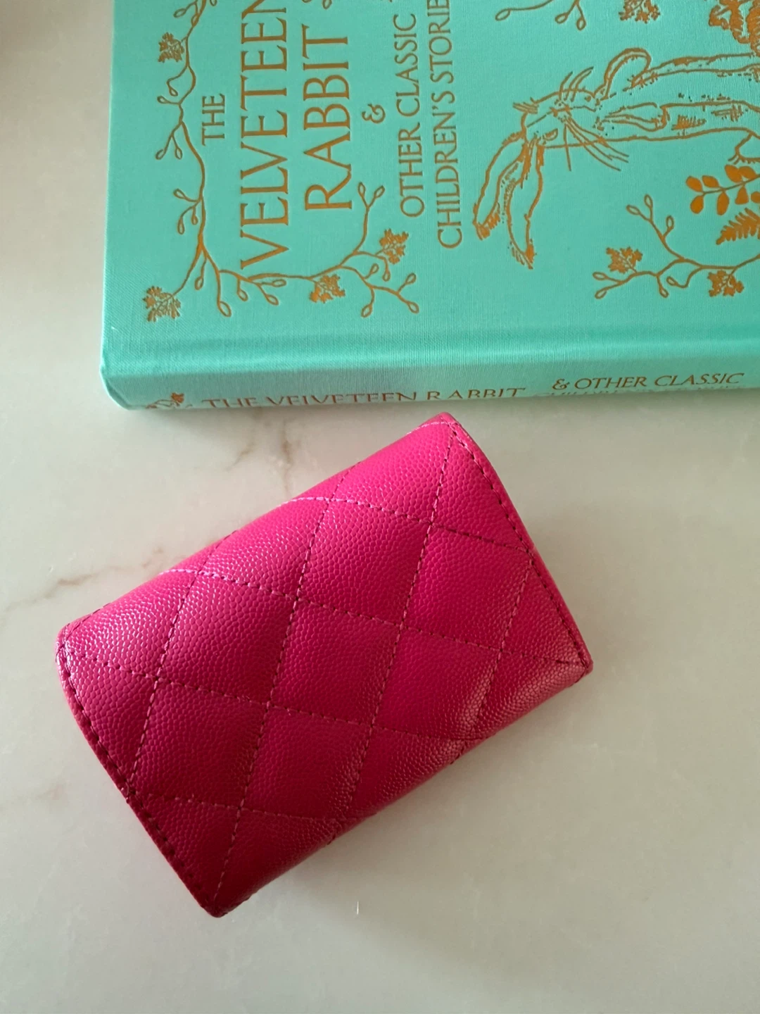 Chanel Pink Quilted Card Holder - photo 3
