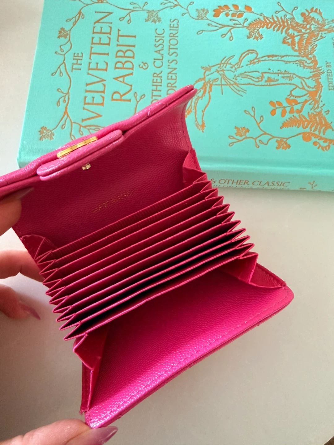 Chanel Pink Quilted Card Holder - photo 5