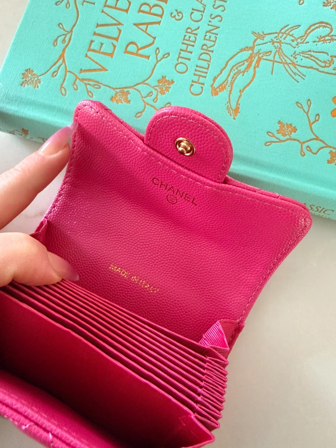Chanel Pink Quilted Card Holder - photo 4