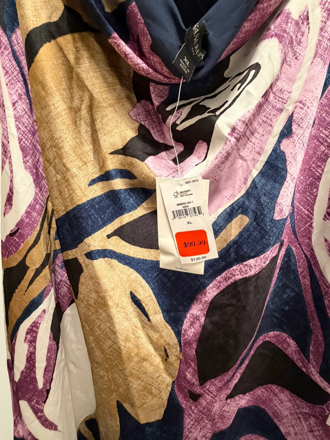 Banana Republic Floral Print Midi Dress XL - photo 2