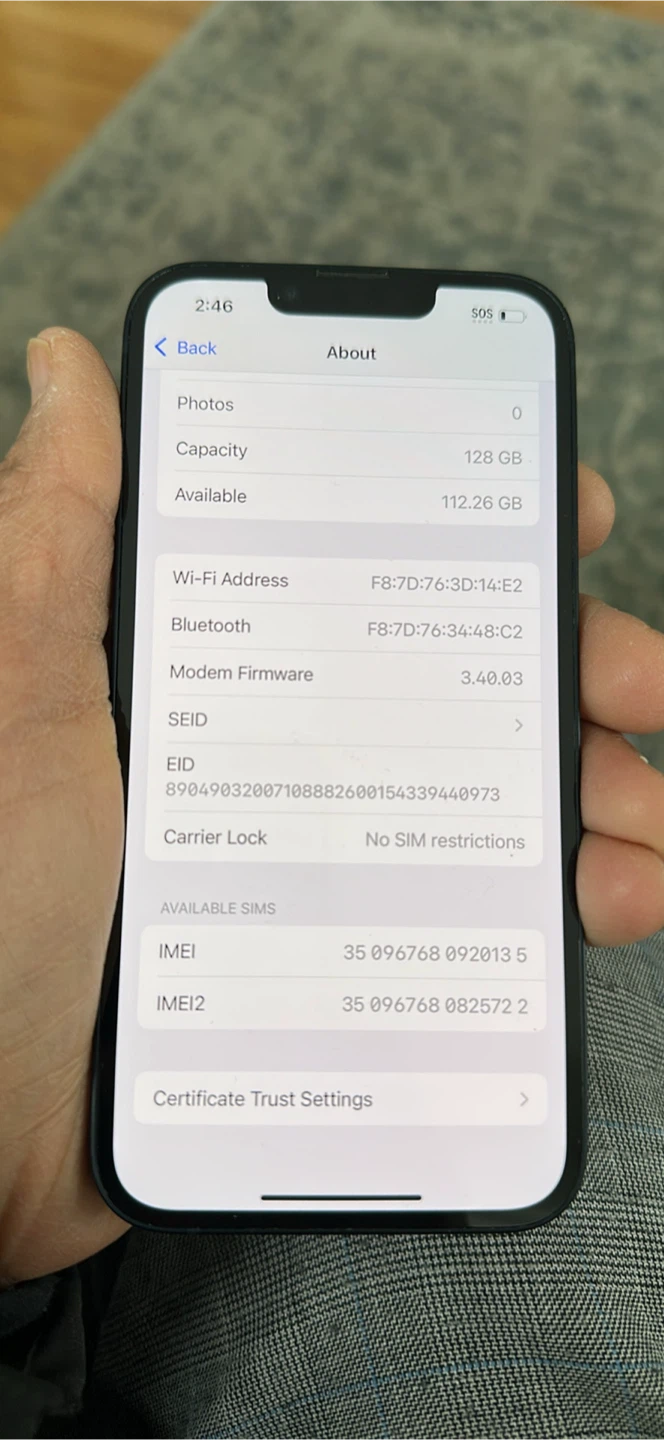 Apple iPhone 14  128GB - Midnight - photo 2