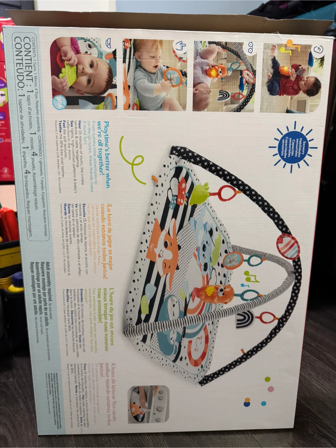 🧡Fisher-Price 3-in-1 Music, Glow & Grow Gym - photo 2