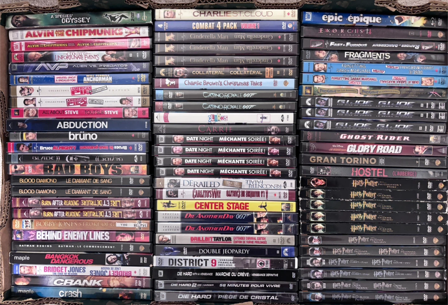 DVD, BLU-RAY & VHS MOVIES!