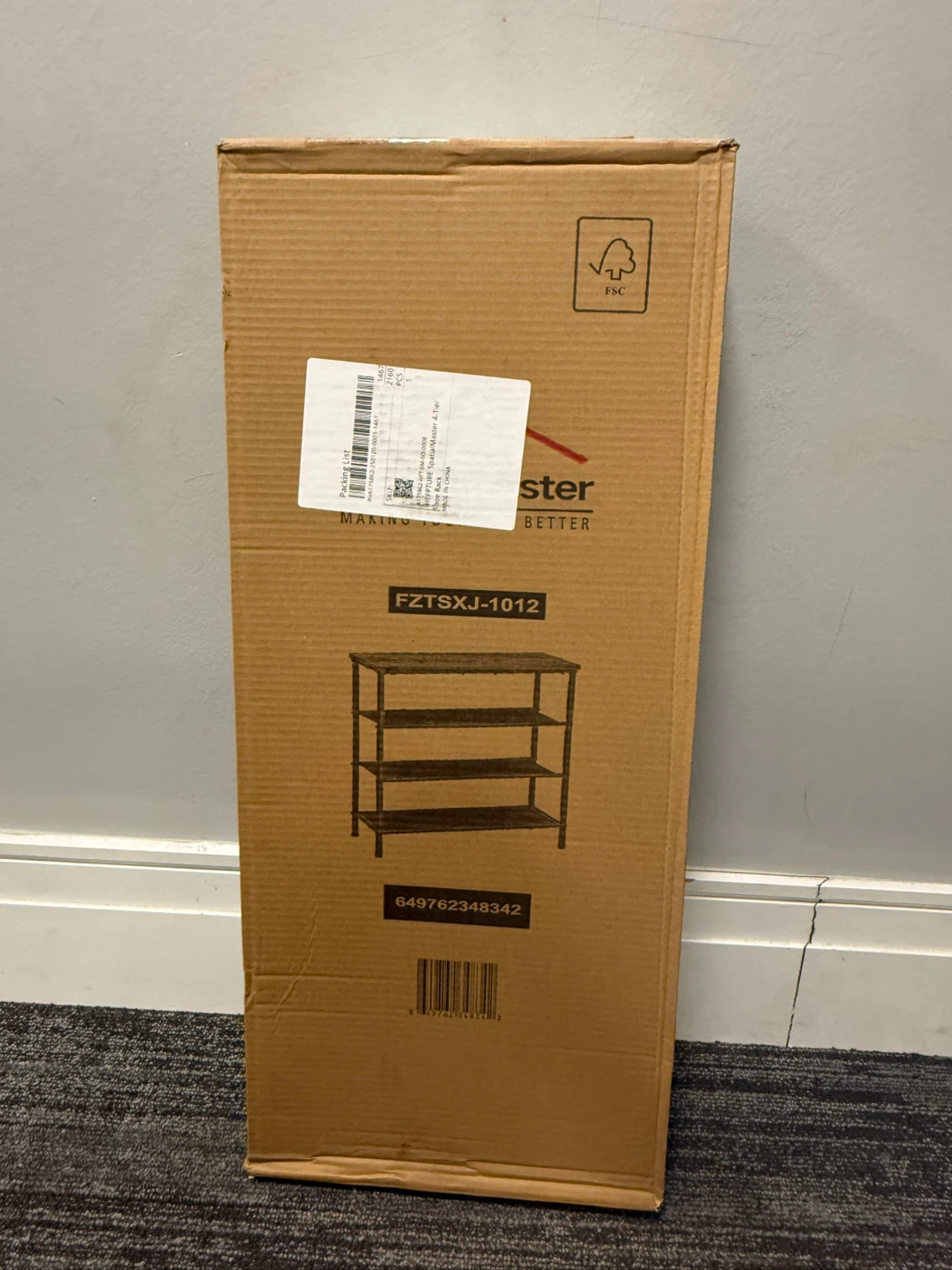 HEFPTURE Spatial Master 4-Tier Shoe Rack