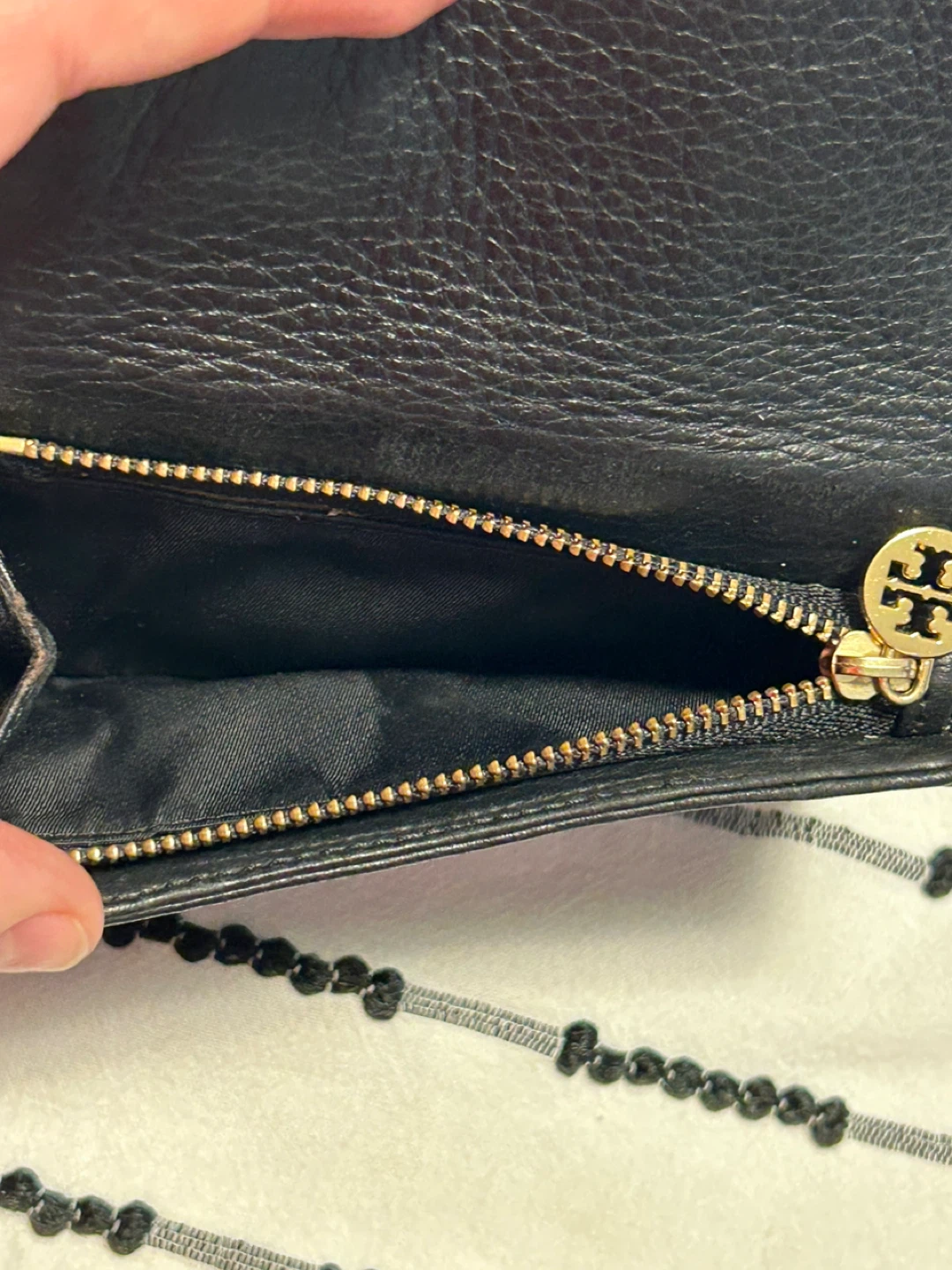 Tory Burch Black Leather Wallet - photo 3