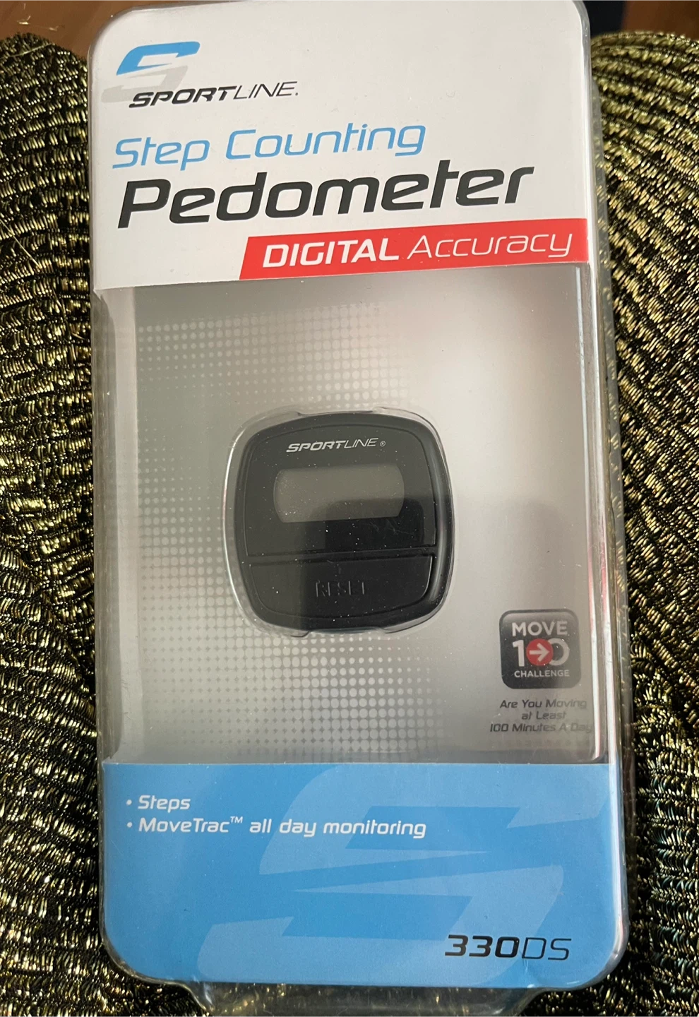 SPORTLINE Step Counting Pedometer 330DS