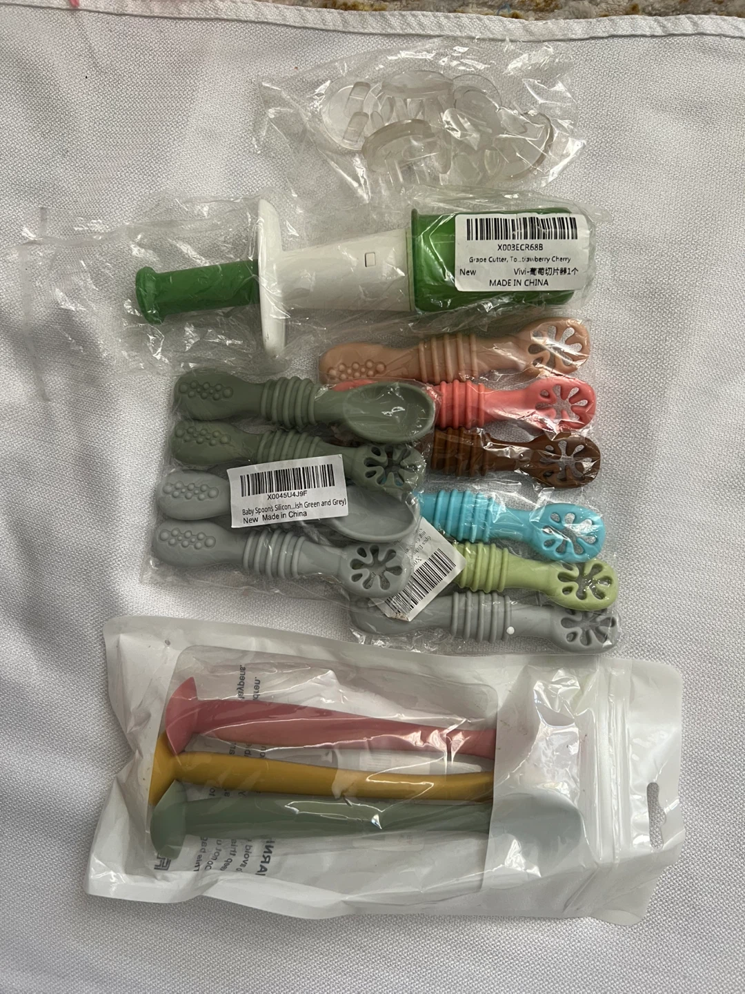 Baby Food Feeder Spoon Set and Fruit Nibbler -$15 for all