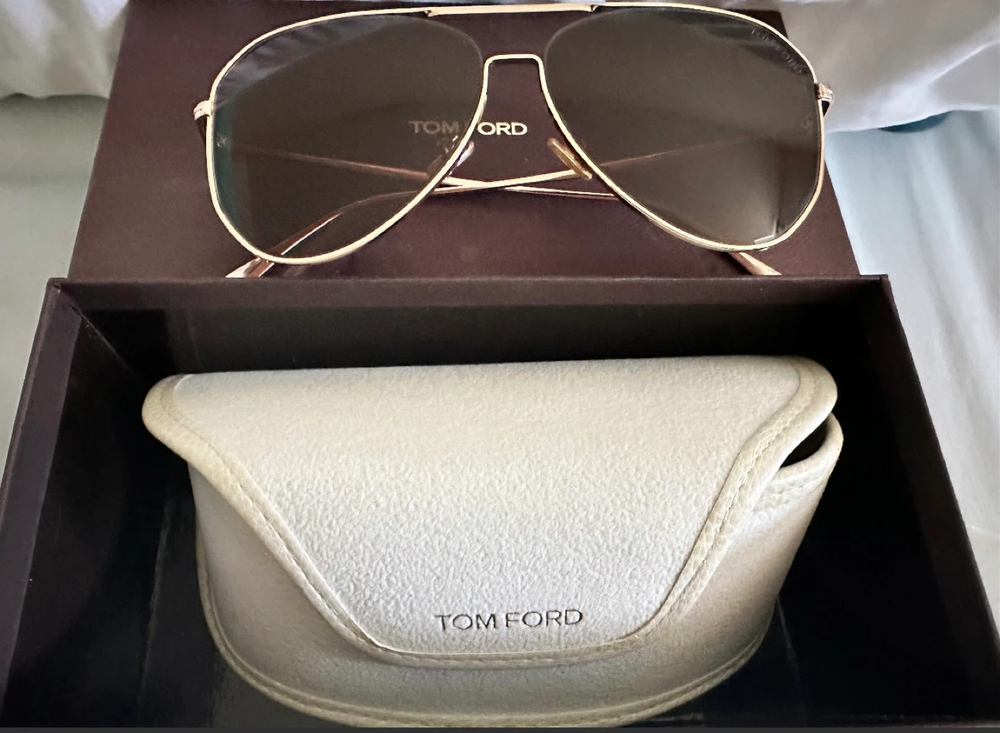 Tom Ford Charles-02 Aviator Sunglasses TF853 28E Gold Rose - photo 2