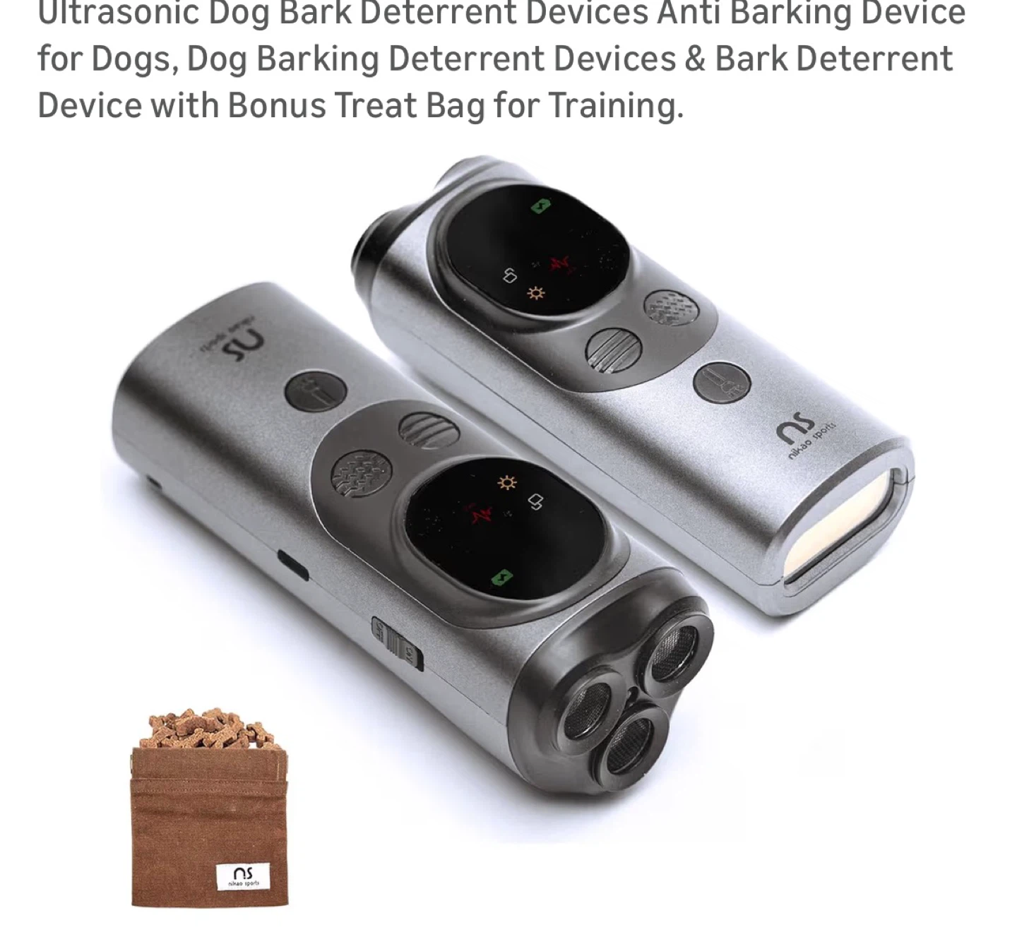 Ultrasonic Dog Bark Deterrent