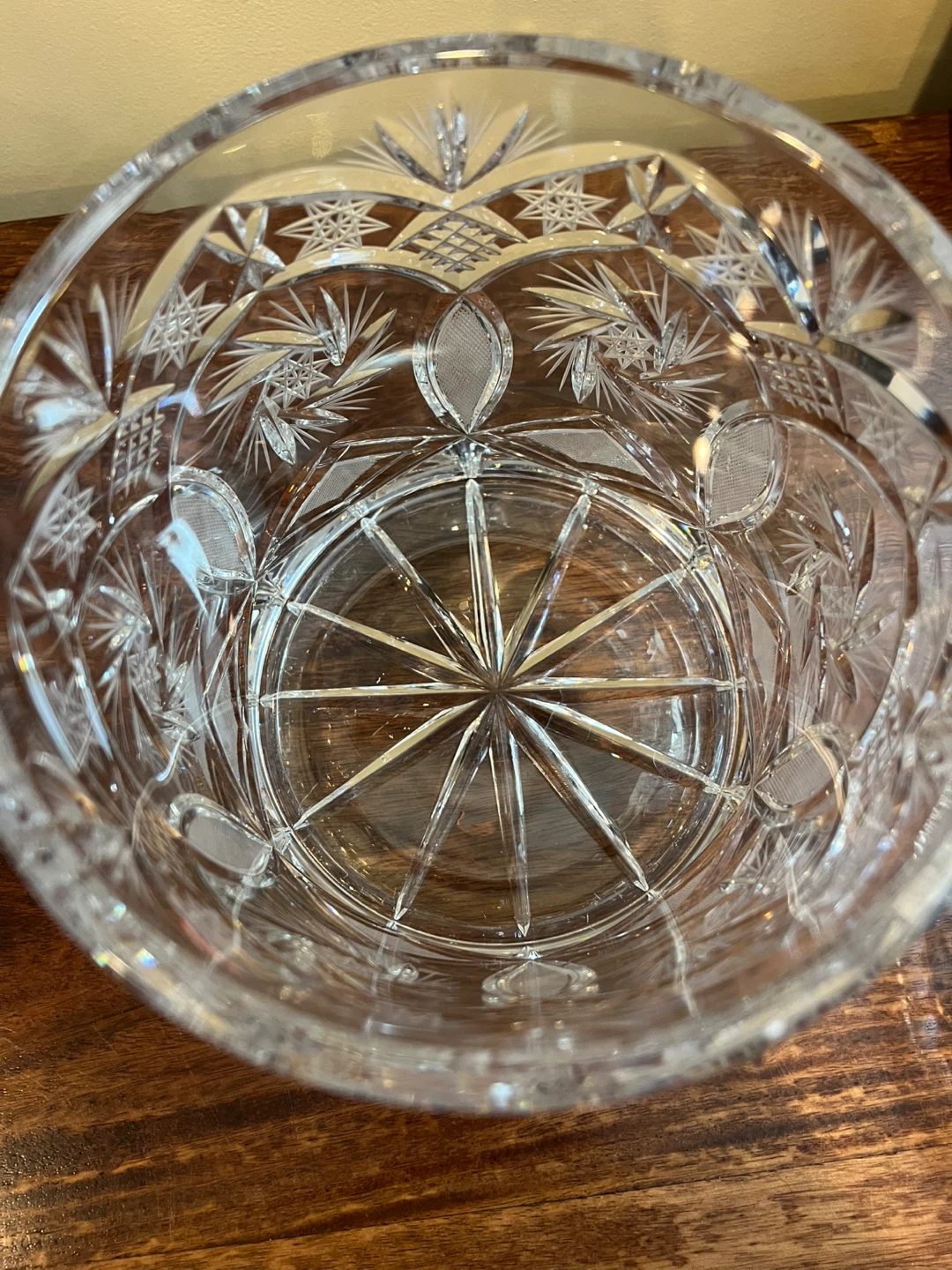 Vintage Pinwheel Crystal Lidded Jar - photo 4