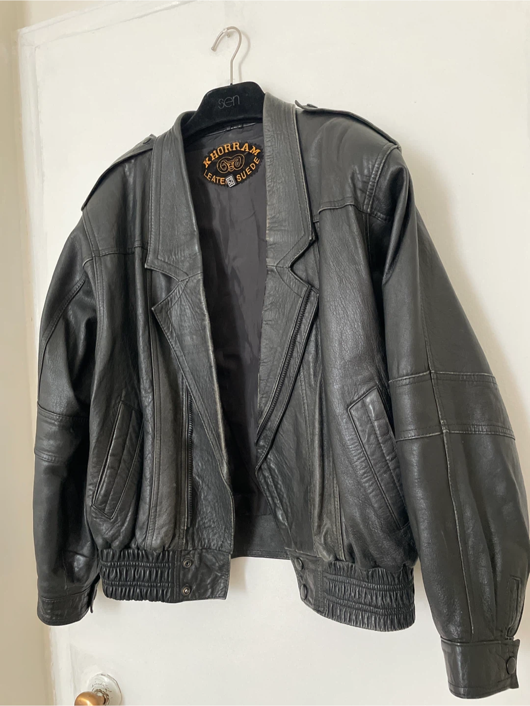 Khorram Leather Suede Jacket - Size 52 - photo 2