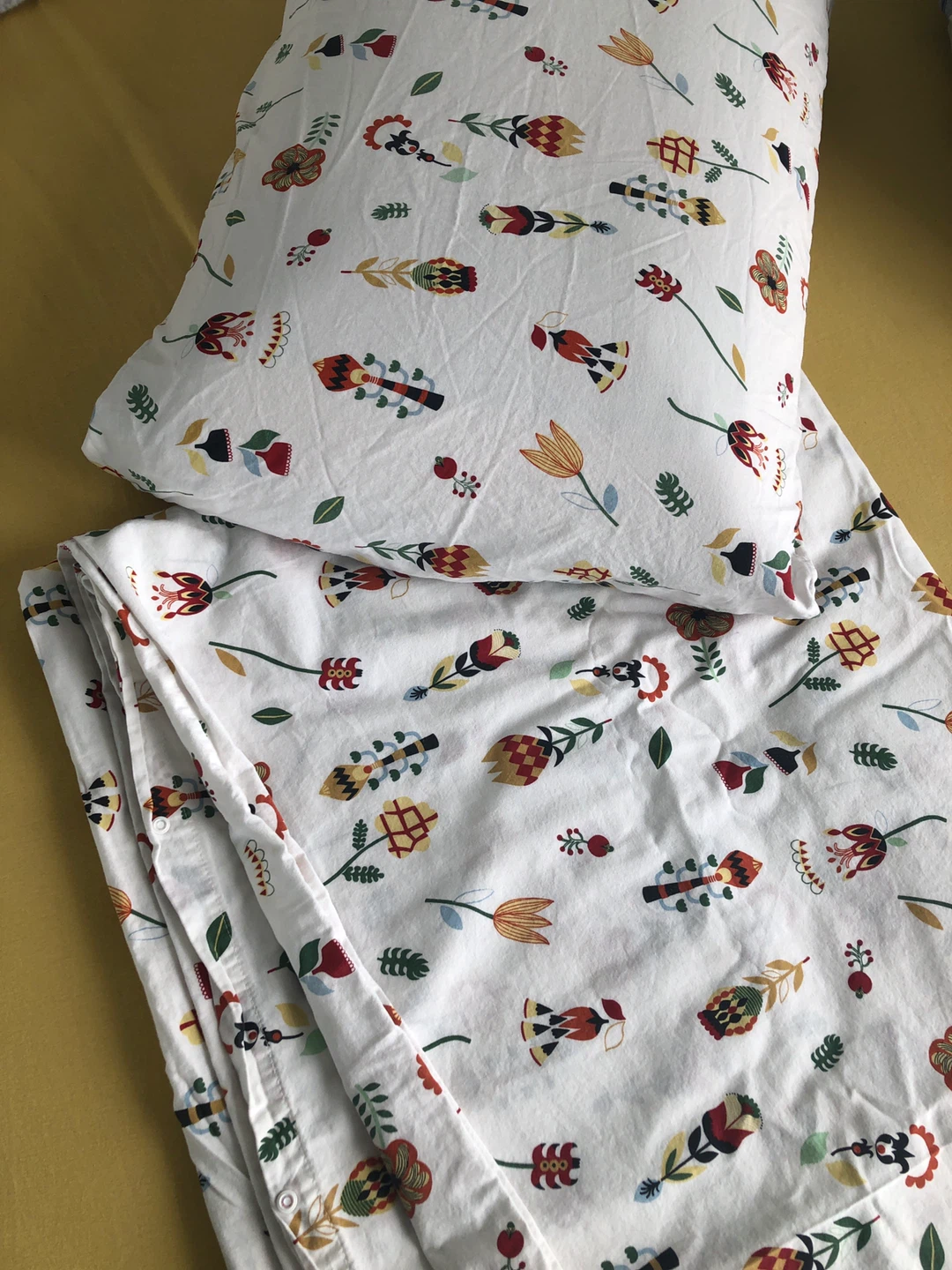 Queen size floral pattern duvet cover and pillowcase Set (2) - photo 2