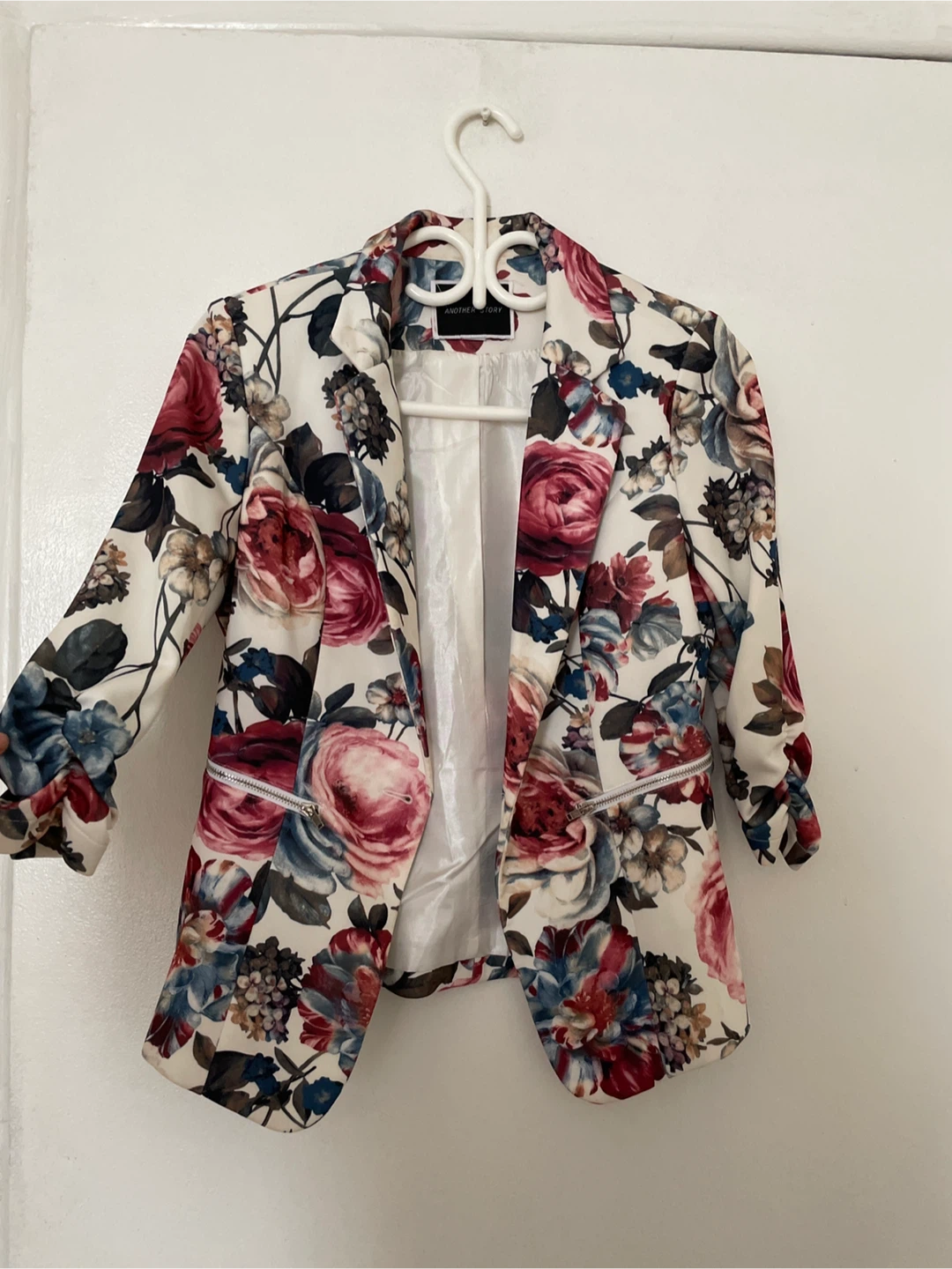 Women's Floral Print Blazer