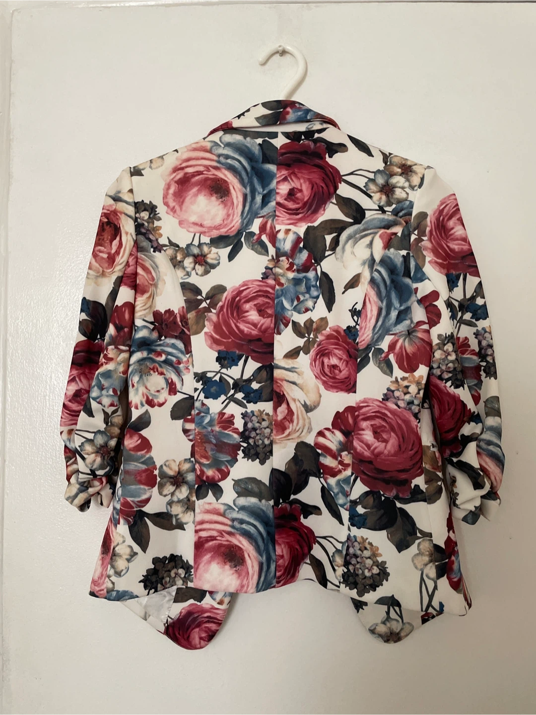 Women's Floral Print Blazer - photo 3