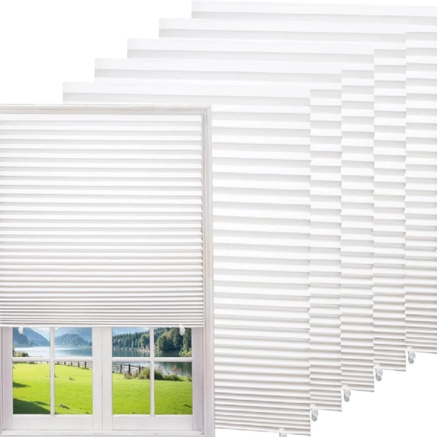 6-Pack White Paper Shade