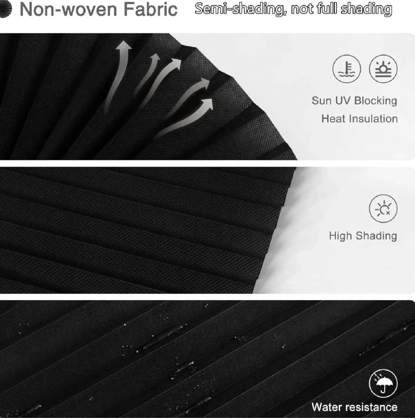 6-Pack Black Paper Blinds - photo 2