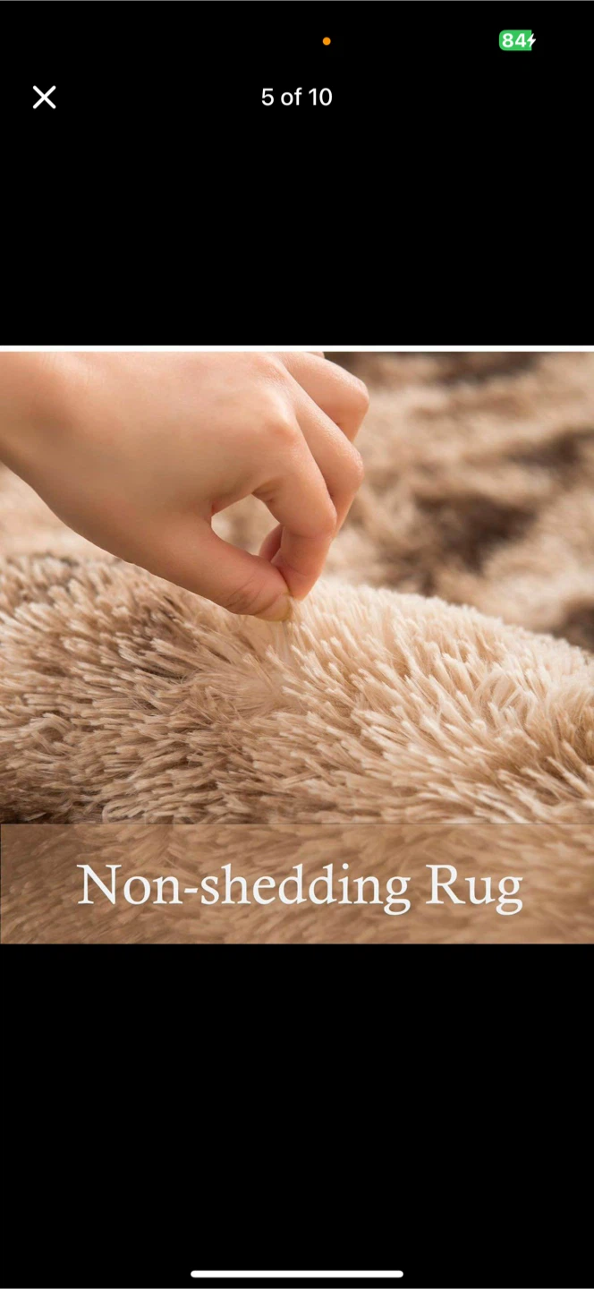 Fluffy Brown and Beige Area Rug - photo 2