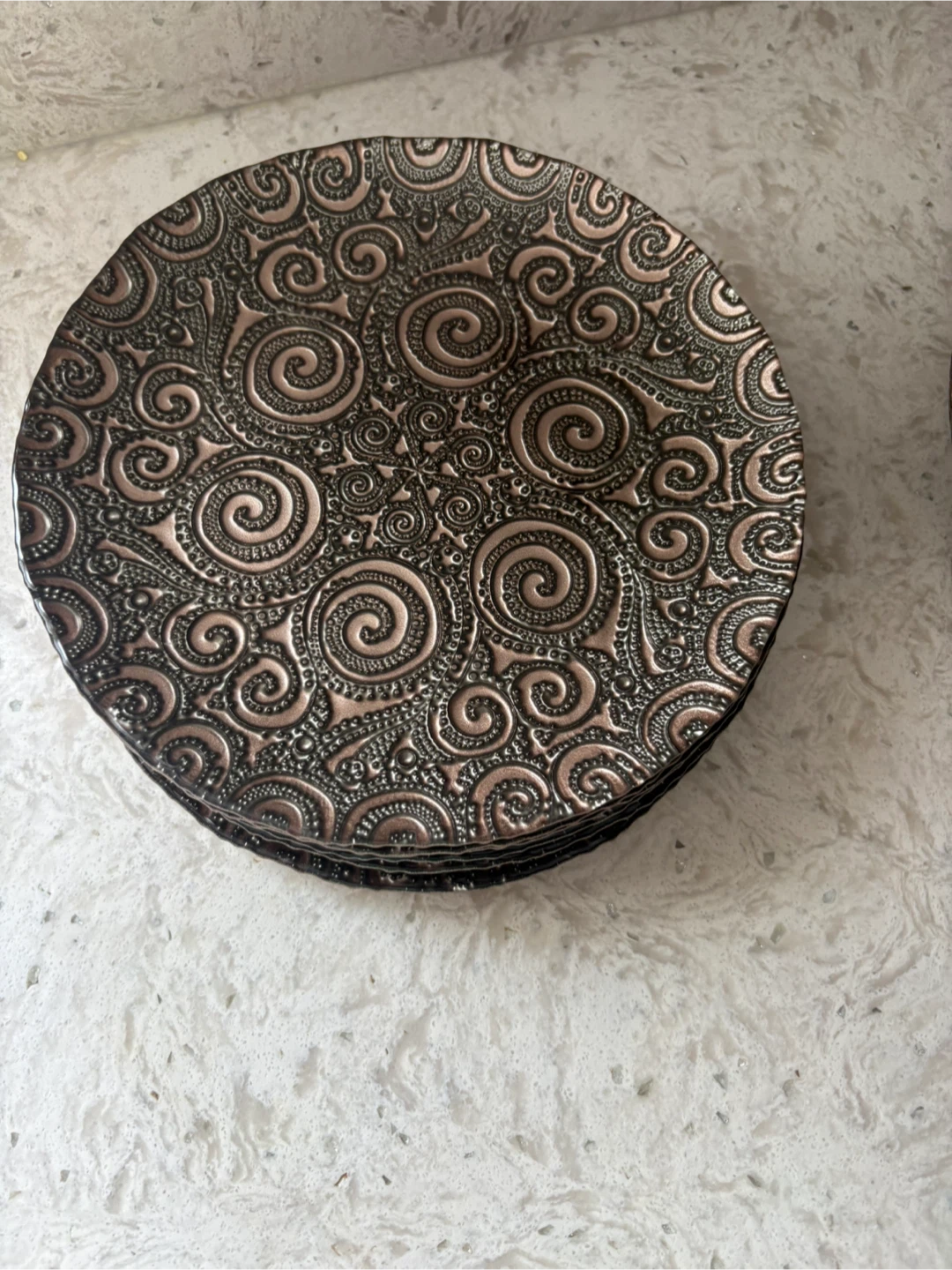 Embossed Decorative Bowls and Plates Set - photo 2