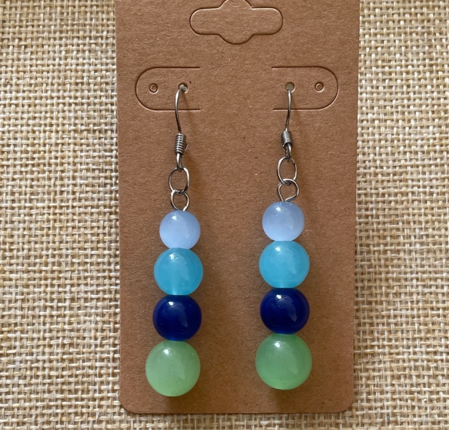 Beaded Drop Earrings - photo 2
